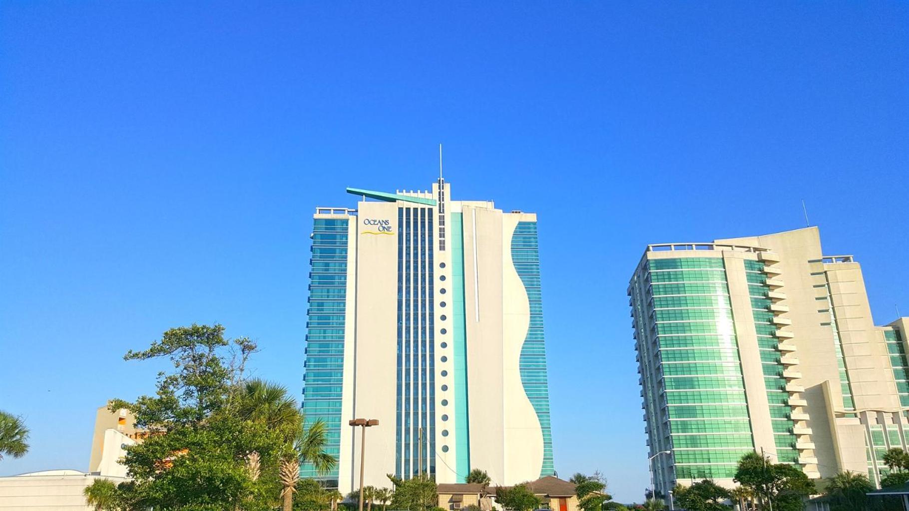 شقة New Modern, Direct Oceanfront, Boardwalk, Views! شاطئ ميرتل المظهر الخارجي الصورة