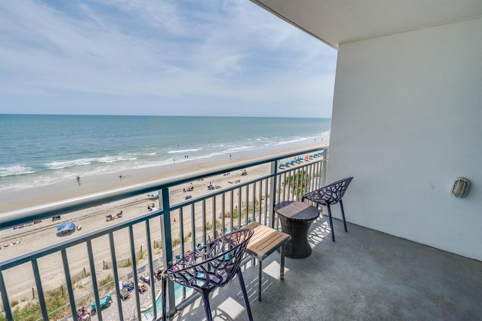 شقة New Modern, Direct Oceanfront, Boardwalk, Views! شاطئ ميرتل المظهر الخارجي الصورة