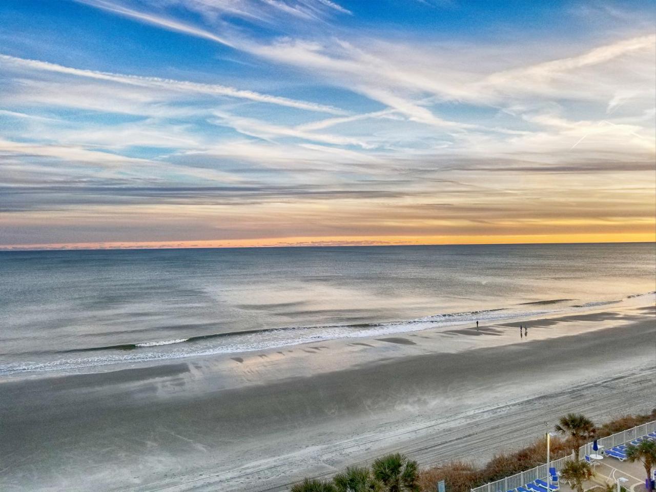 شقة New Modern, Direct Oceanfront, Boardwalk, Views! شاطئ ميرتل المظهر الخارجي الصورة